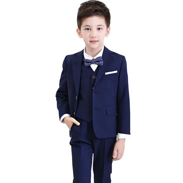 2019 new boy suits kids boys formal suits blazers sets 4pcs(coat+pants+shirt+bow tie) children gentleman child ceremony, Blue
2019 new boy suits kids boys formal suits blazers sets 4pcs(coat+pants+shirt+bow tie) children gentleman child ceremony, Blue