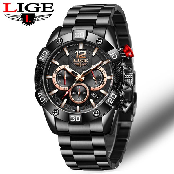 lige mens watches watch men waterproof quartz wrist watch for men sport chronograph relogio masculino, Slivery;brown
lige mens watches watch men waterproof quartz wrist watch for men sport chronograph relogio masculino, Slivery;brown