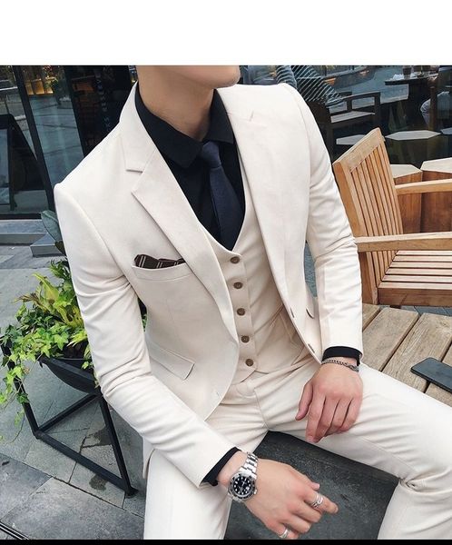 latest design one button groom tuxedos notch lapel men wedding party groomsmen 3 pieces suits (jacket+pants+vest+tie) k38, Black;gray
latest design one button groom tuxedos notch lapel men wedding party groomsmen 3 pieces suits (jacket+pants+vest+tie) k38, Black;gray