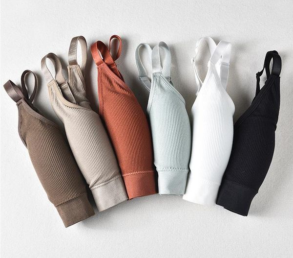 women chest wrap solid color crop sports shakeproof tank bra ladies vest detachable chest pad casual clothes size 6color ly521, White
women chest wrap solid color crop sports shakeproof tank bra ladies vest detachable chest pad casual clothes size 6color ly521, White