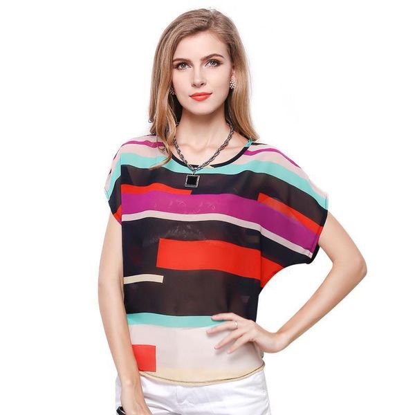 chiffon blouse women 2017 summer fashion casual short-sleeve shirt print boho style thin shirt ladie business elegant, White
chiffon blouse women 2017 summer fashion casual short-sleeve shirt print boho style thin shirt ladie business elegant, White