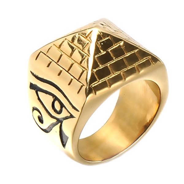 egyptian pyramid king ring gold new hip hop ring europe and the united states stainless steel ring fashion jewelry, Golden;silver
egyptian pyramid king ring gold new hip hop ring europe and the united states stainless steel ring fashion jewelry, Golden;silver