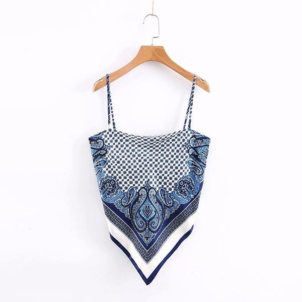 women's tanks & camis 2021 women vintage paislry print spaghetti strap chic tank ladies summer backless bowknot sling ls3866, White
women's tanks & camis 2021 women vintage paislry print spaghetti strap chic tank ladies summer backless bowknot sling ls3866, White