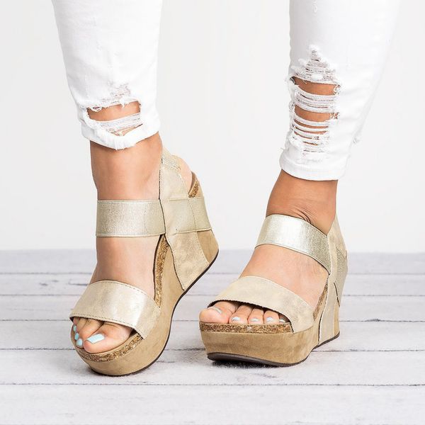 muqgew plus size high heels sandals women open toe breathable summer beach sandals rome elastic band women casual wedges shoes, Black
muqgew plus size high heels sandals women open toe breathable summer beach sandals rome elastic band women casual wedges shoes, Black