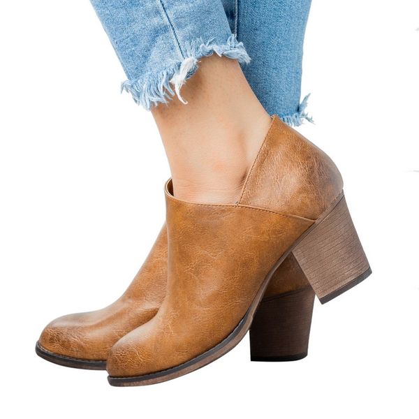 oeak drop shipping 2019 new women's short boots fashion pointed toe side zipper mid chunky block heel ankle boots, Black
oeak drop shipping 2019 new women's short boots fashion pointed toe side zipper mid chunky block heel ankle boots, Black