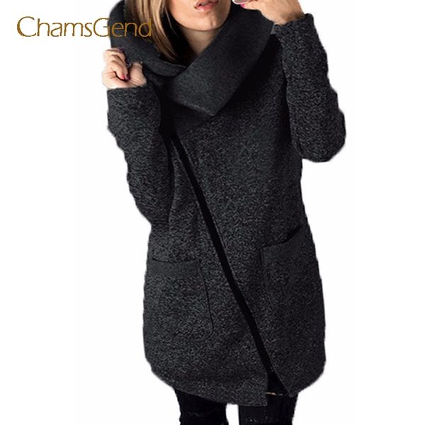 chamsgend women casual big plus size long sweatshirt coat zipper jacket coat drop shipping 70919, Black
chamsgend women casual big plus size long sweatshirt coat zipper jacket coat drop shipping 70919, Black