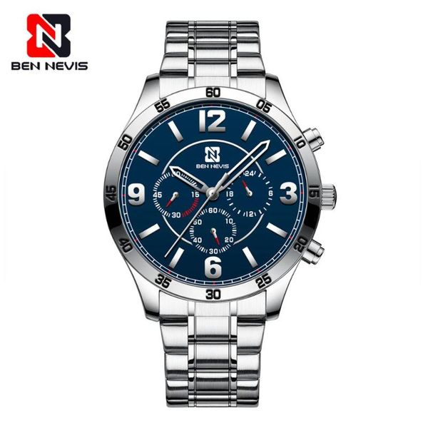 ben nevis men fashion quartz business mens steel watches 30m waterproof watch relogio masculino men gift a5, Slivery;brown
ben nevis men fashion quartz business mens steel watches 30m waterproof watch relogio masculino men gift a5, Slivery;brown