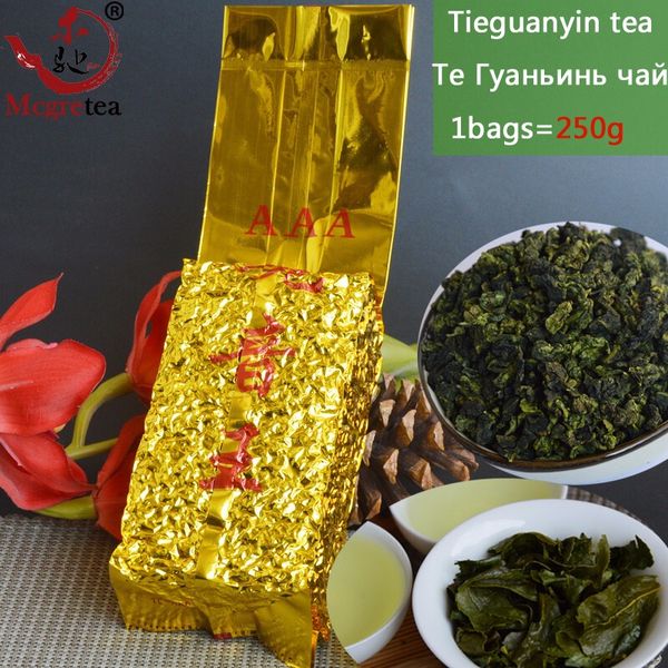 

250г высшего сорт китайского Анкси Tieguanyin чай, улун, Те Гуань Инь чай, чай здравоохра