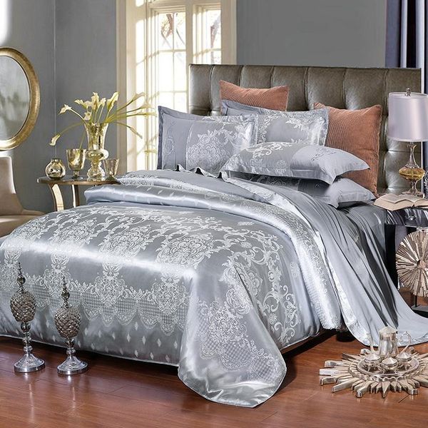 39 new silk cotton satin jacquard bedding set classic bedclothes duvet cover bed sheet pillow case
39 new silk cotton satin jacquard bedding set classic bedclothes duvet cover bed sheet pillow case