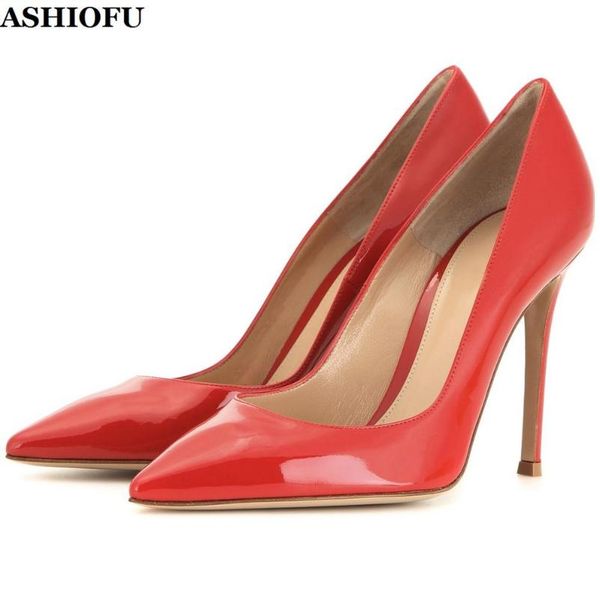 ashiofu 2020 new handmade ladies high heel pumps faux-leather slip-on party prom shoes evening club fashion court shoes, Black
ashiofu 2020 new handmade ladies high heel pumps faux-leather slip-on party prom shoes evening club fashion court shoes, Black