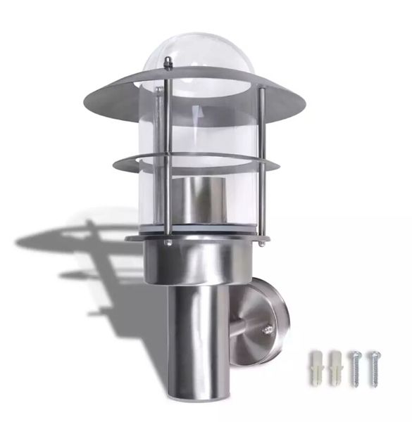 waterproof ip44 patio indoor wall light lamp stainless steel fitted for socket e27
waterproof ip44 patio indoor wall light lamp stainless steel fitted for socket e27