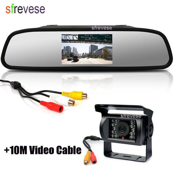 18 led ir ccd car bus reverse reversing parking backup camera waterproof + 4.3" lcd vehicle rear view mirror monitor
18 led ir ccd car bus reverse reversing parking backup camera waterproof + 4.3" lcd vehicle rear view mirror monitor