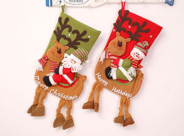 christmas decorations 2pcs year stockings candy gift bag xmas tree hanging ornament decoration
christmas decorations 2pcs year stockings candy gift bag xmas tree hanging ornament decoration