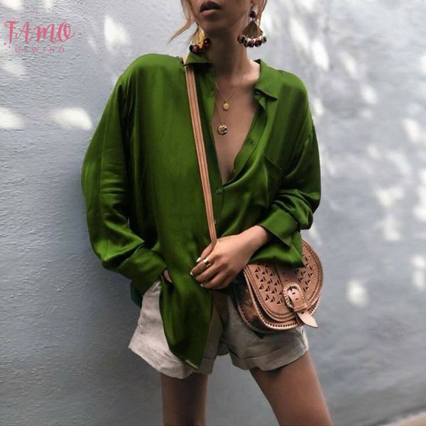 2020 style plus size womens v neck blouses long sleeve with v neck loose ladies shirt pure color casual womens, White
2020 style plus size womens v neck blouses long sleeve with v neck loose ladies shirt pure color casual womens, White