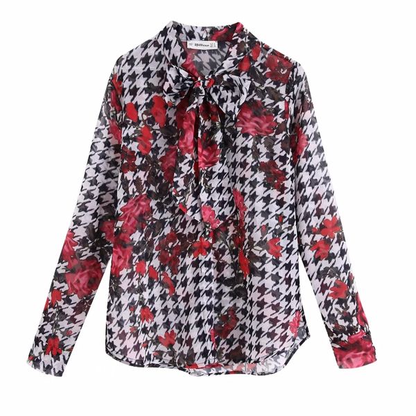 flower printing women stand collar bow tie chiffon shirt 2019 autumn leisure lady long sleeve blouse loose s6367, White
flower printing women stand collar bow tie chiffon shirt 2019 autumn leisure lady long sleeve blouse loose s6367, White