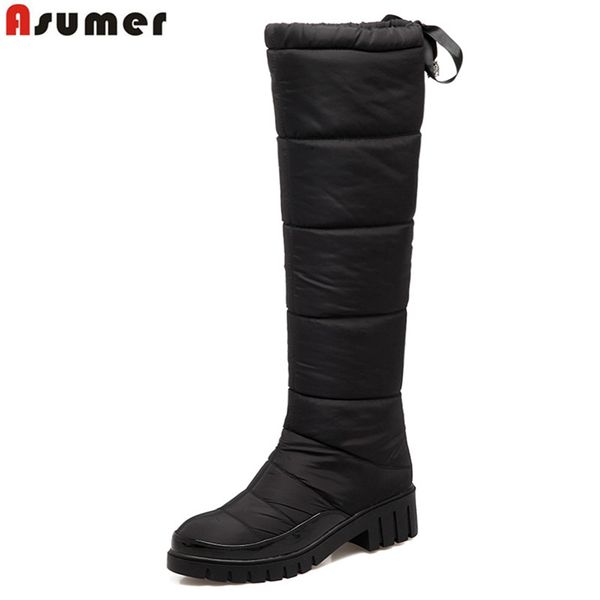 asumer 2020 new fashion warm down knee high boots square heel winter snow boots women shoes black red ladies waterproof shoes
asumer 2020 new fashion warm down knee high boots square heel winter snow boots women shoes black red ladies waterproof shoes