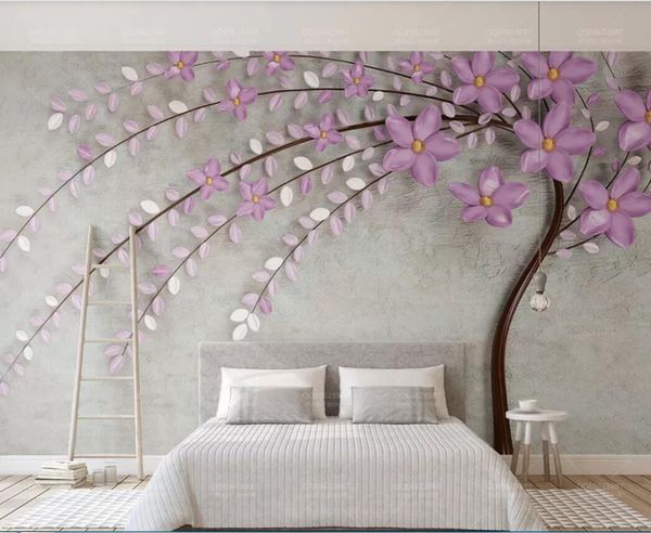 3d wallpaper custom p mural purple one tree flower nordic elegant 3d stereo tv background wall home decor wall art pictures
3d wallpaper custom p mural purple one tree flower nordic elegant 3d stereo tv background wall home decor wall art pictures