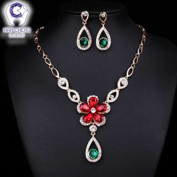 hancheng new fashion rhinestone flower created crystal water drop statement necklace women jewelry golden collier femme, Silver
hancheng new fashion rhinestone flower created crystal water drop statement necklace women jewelry golden collier femme, Silver
