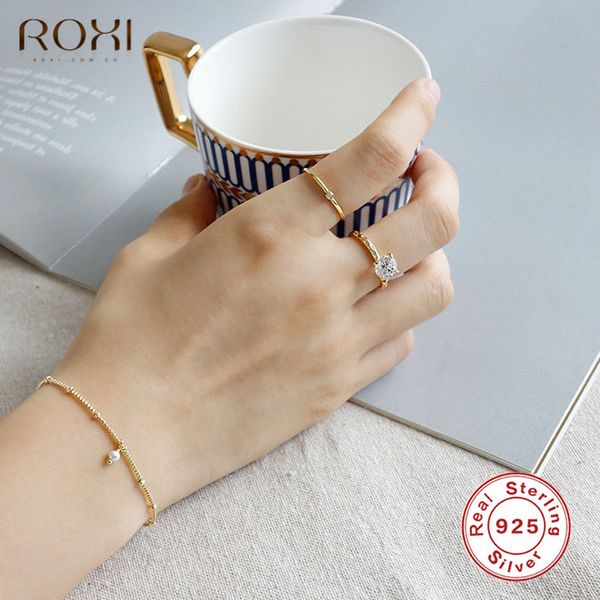 roxi 925 sterling silver bracelet spacer bead chain bracelet minimalist freshwater pearl bracelets for women fashion jewelry, Black
roxi 925 sterling silver bracelet spacer bead chain bracelet minimalist freshwater pearl bracelets for women fashion jewelry, Black