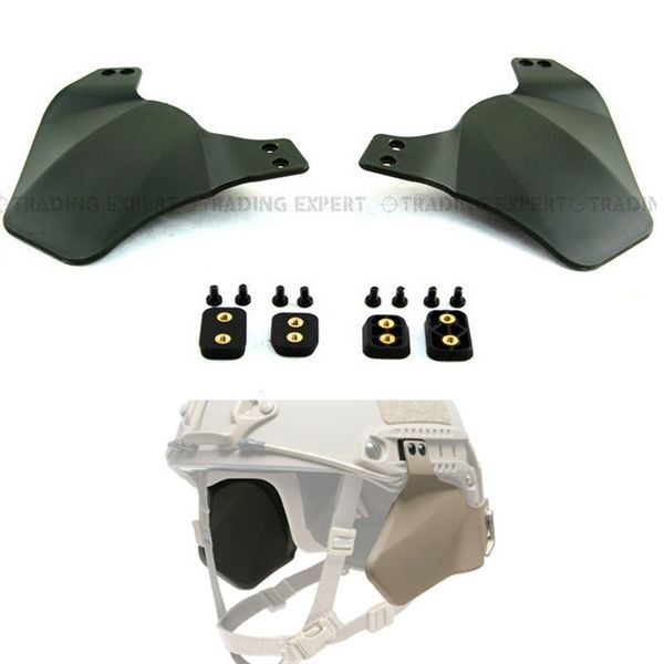 side 2 face helmet ear cover protection for fast mich ops helmet rail system cover
side 2 face helmet ear cover protection for fast mich ops helmet rail system cover