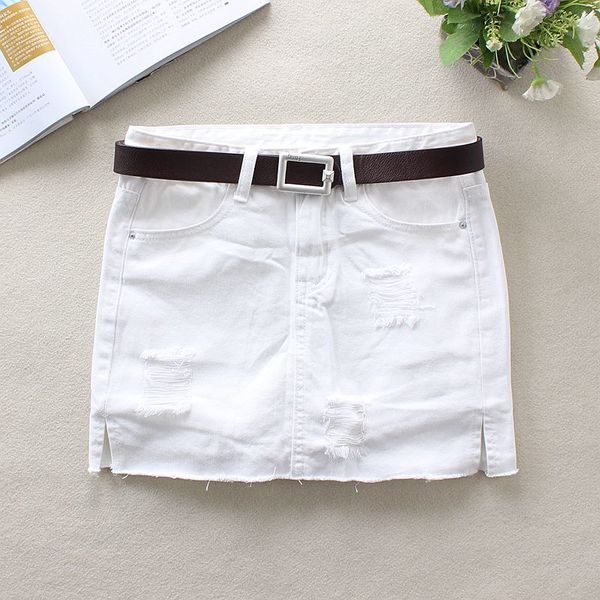 2019 summer white jeans skirts womens elastic skinny pencil skirts hole 100% cotton above knee mini shorts denim skirts 617, Black;gray
2019 summer white jeans skirts womens elastic skinny pencil skirts hole 100% cotton above knee mini shorts denim skirts 617, Black;gray