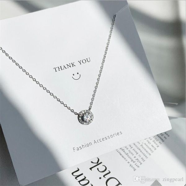 round cz crystal pendant necklace 925 sterling silver women personality micro inlaid necklace silver color jewelry accessories
round cz crystal pendant necklace 925 sterling silver women personality micro inlaid necklace silver color jewelry accessories
