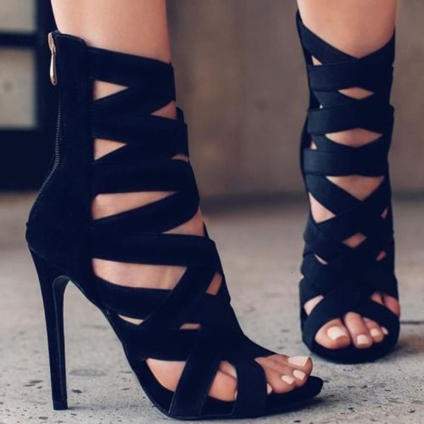 high heeled women sandals hollow out stretch cloth thin heels peep toe ladies dress shoes party sandalia feminina, Black
high heeled women sandals hollow out stretch cloth thin heels peep toe ladies dress shoes party sandalia feminina, Black
