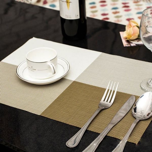 pvc tableware pad coffee place mat dining table placemat
pvc tableware pad coffee place mat dining table placemat
