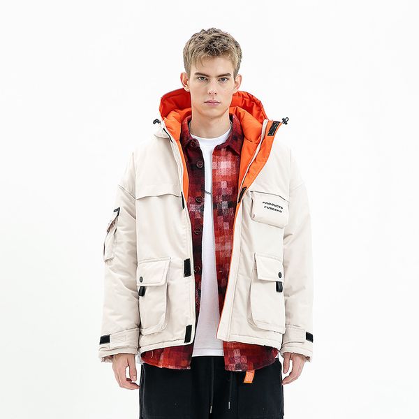 new men casual winter multi-карман даже hat пальто хлопка-проложенный одежда мужской открытом воздухе хлопок ветрозащитный толстые одежда, Black
new men casual winter multi-карман даже hat пальто хлопка-проложенный одежда мужской открытом воздухе хлопок ветрозащитный толстые одежда, Black