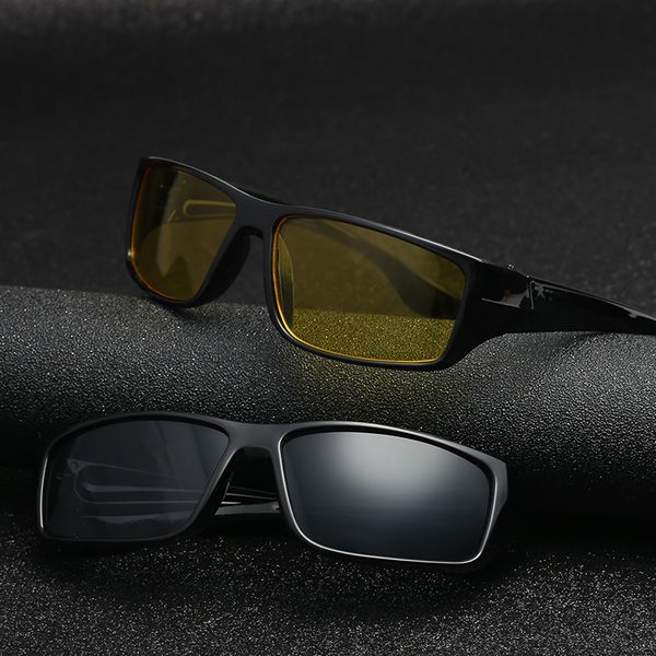 men's sunglasses outdoor sports driver driving night vision glasses yellow square enhanced light windbreak sun goggle glasses, White;black
men's sunglasses outdoor sports driver driving night vision glasses yellow square enhanced light windbreak sun goggle glasses, White;black
