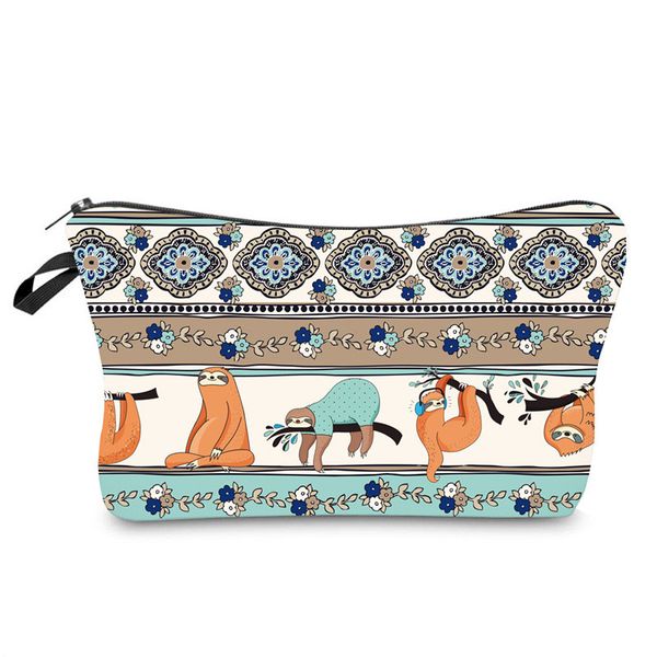 fashion women cosmetic bag sloth 3d printing makeup bags cosmetics pouchs for travel ladies travel storage bag
fashion women cosmetic bag sloth 3d printing makeup bags cosmetics pouchs for travel ladies travel storage bag