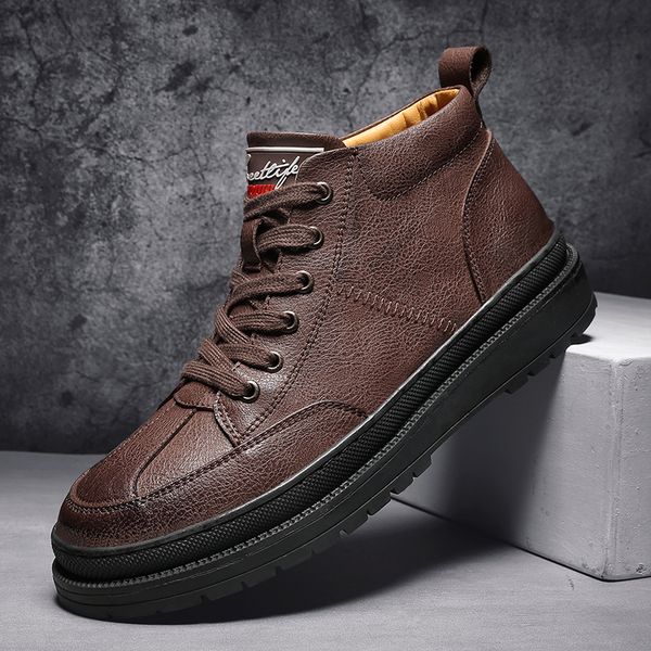 men casual shoes spring new men shoes breathable fashion sneakers leather loafers zapatos de hombre, Black
men casual shoes spring new men shoes breathable fashion sneakers leather loafers zapatos de hombre, Black