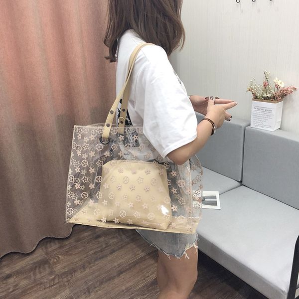 transparent tote bag 2020 new european and american different size bags shoulder fashion jelly women bag pvc candy color handbag
transparent tote bag 2020 new european and american different size bags shoulder fashion jelly women bag pvc candy color handbag