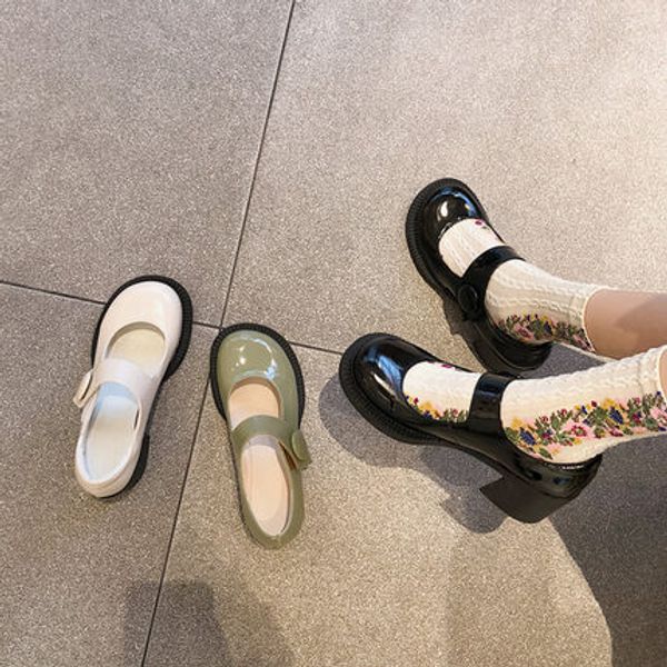 retro thick heel mary jane shoes women 2020 spring new round head middle heel college style big head high heels, Black
retro thick heel mary jane shoes women 2020 spring new round head middle heel college style big head high heels, Black