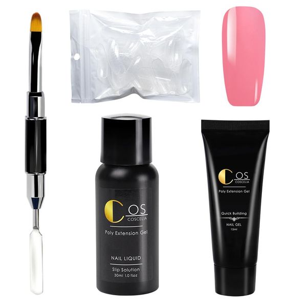 manicure set poly gel kit 1pc 15ml poly gel extension nail polish easy kit nail tips double-headed brush
manicure set poly gel kit 1pc 15ml poly gel extension nail polish easy kit nail tips double-headed brush
