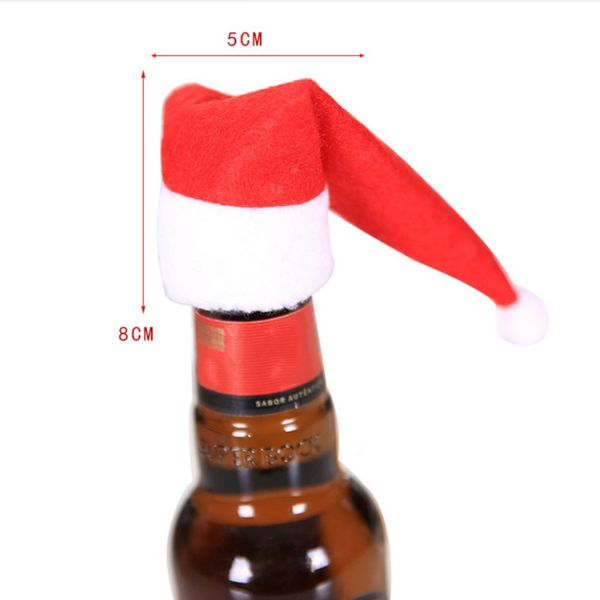 new mini red christmas hat red wine cap cover cap christmas decoration family dinner party table decoration supplies
new mini red christmas hat red wine cap cover cap christmas decoration family dinner party table decoration supplies
