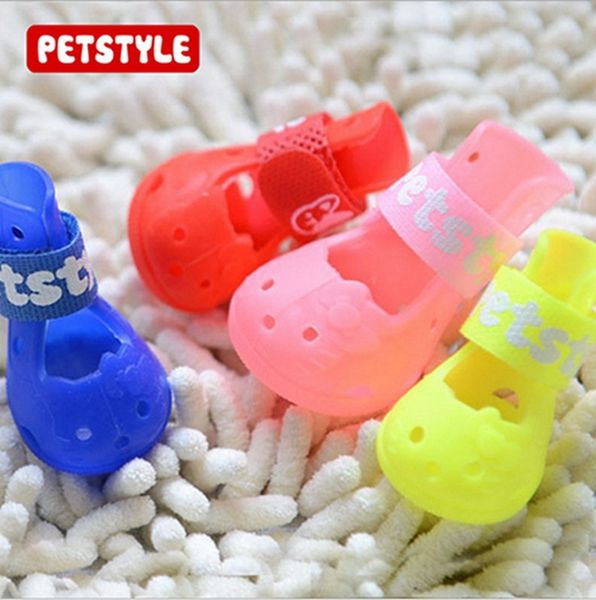 4 шт. / компл. собака обувь мода домашние животные красочные прекрасные желе пвх загрузки для животных сапоги силиконовые летние сандалии мя
4 шт. / компл. собака обувь мода домашние животные красочные прекрасные желе пвх загрузки для животных сапоги силиконовые летние сандалии мя