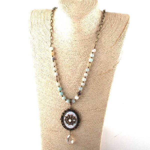 pendant necklaces styles fashion jewelry natural stone long chain crystal for women ethnic necklace, Silver
pendant necklaces styles fashion jewelry natural stone long chain crystal for women ethnic necklace, Silver