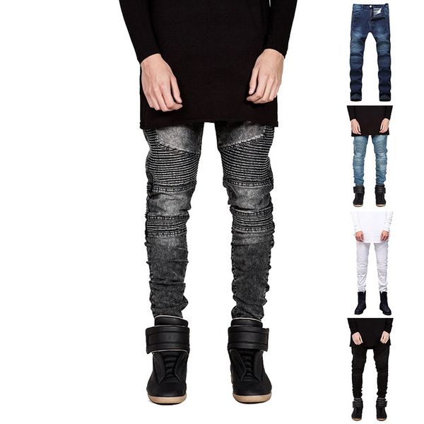 oeak fashion fold jeans men elastic jeans streetwear trousers men's classic fashion hip hop skinny for male, Black
oeak fashion fold jeans men elastic jeans streetwear trousers men's classic fashion hip hop skinny for male, Black