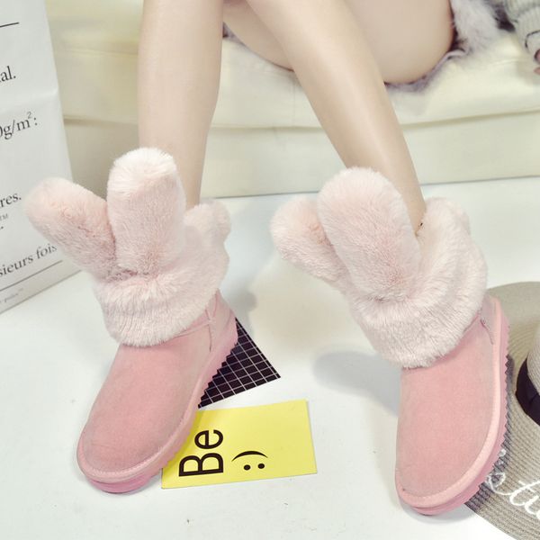 sweet pink ear snow boots girls shoes winter warm hidden high heels platform ankle boots women shoes pink black gray
sweet pink ear snow boots girls shoes winter warm hidden high heels platform ankle boots women shoes pink black gray