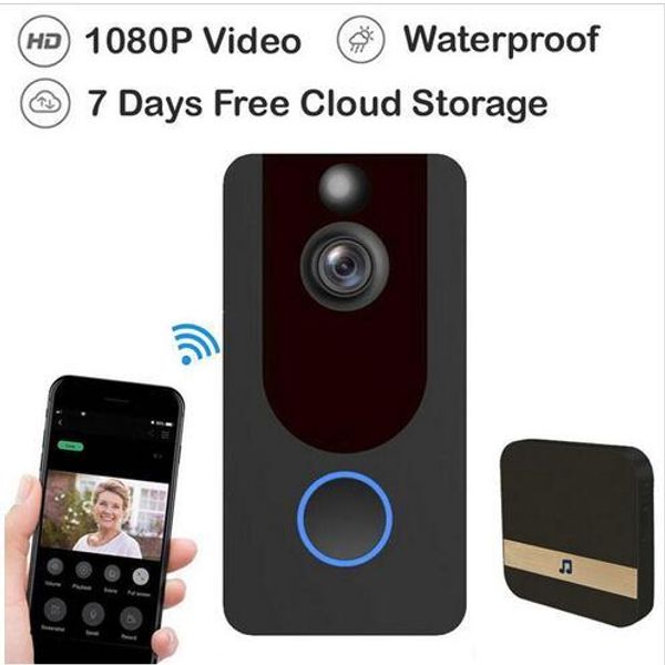 v7 smart wifi video doorbell hd 1080p camera with chime waterproof night vision cloud storage ip door bell wireless home security camera
v7 smart wifi video doorbell hd 1080p camera with chime waterproof night vision cloud storage ip door bell wireless home security camera