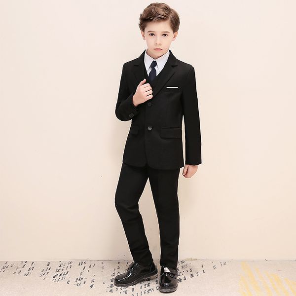 fashion boy formal wear lapel boy kid attire kids clothes three-piece boys suits for wedding(jacket+pants+shirts, Black
fashion boy formal wear lapel boy kid attire kids clothes three-piece boys suits for wedding(jacket+pants+shirts, Black