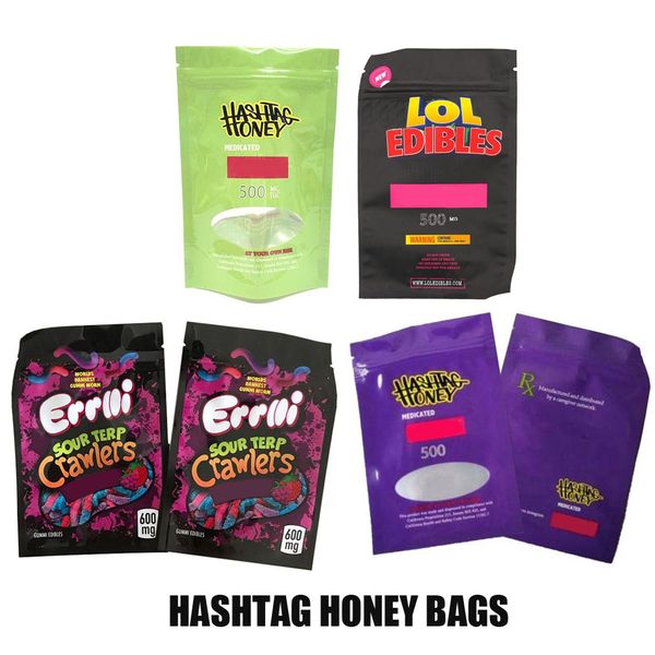 500мг хэштегом Honey LOL Sour Terp Errlli Майларовый сумка Защита от детей Edibles Пустой мешочек Vape Ритейл Упаковка для сухой травы табака цветок пакет
500мг хэштегом Honey LOL Sour Terp Errlli Майларовый сумка Защита от детей Edibles Пустой мешочек Vape Ритейл Упаковка для сухой травы табака цветок пакет