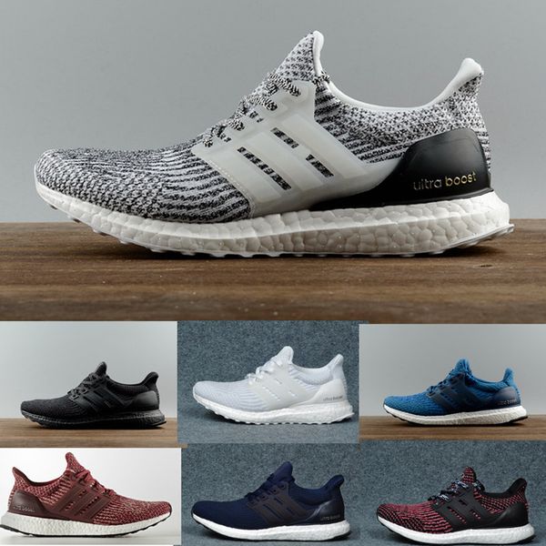 

ultra boost 3.0 4.0 triple black and white primeknit oreo cny blue grey men women running shoes ultra boosts ultraboost sport sneakers