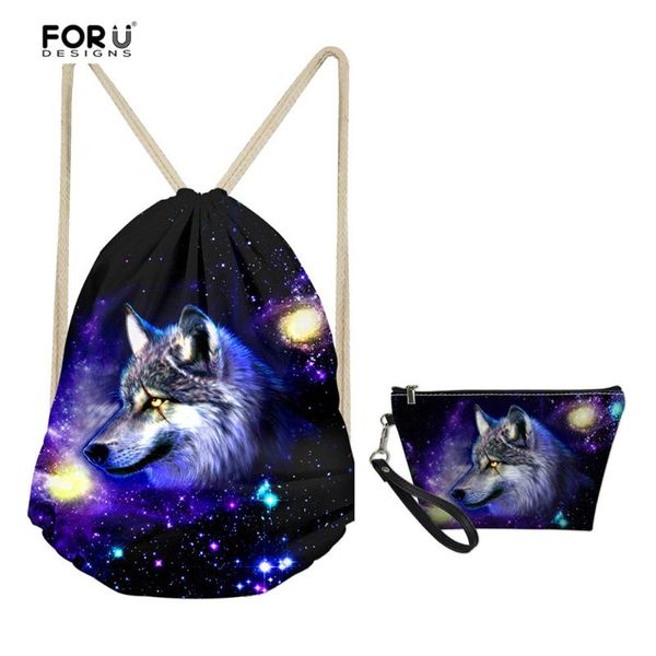 forudesigns kids boys drawstring bags set with cosmetic makeup purse cool 3d animal galaxy wolf print storage shoe pack for men
forudesigns kids boys drawstring bags set with cosmetic makeup purse cool 3d animal galaxy wolf print storage shoe pack for men