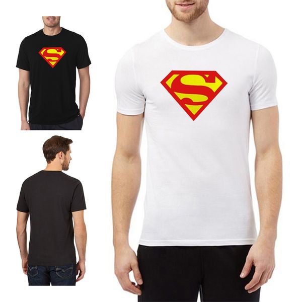 new mens summer t shirts fashion superman shield logo 100% cotton black white mens designer t shirt short sleeve s-xxxl, White;black
new mens summer t shirts fashion superman shield logo 100% cotton black white mens designer t shirt short sleeve s-xxxl, White;black