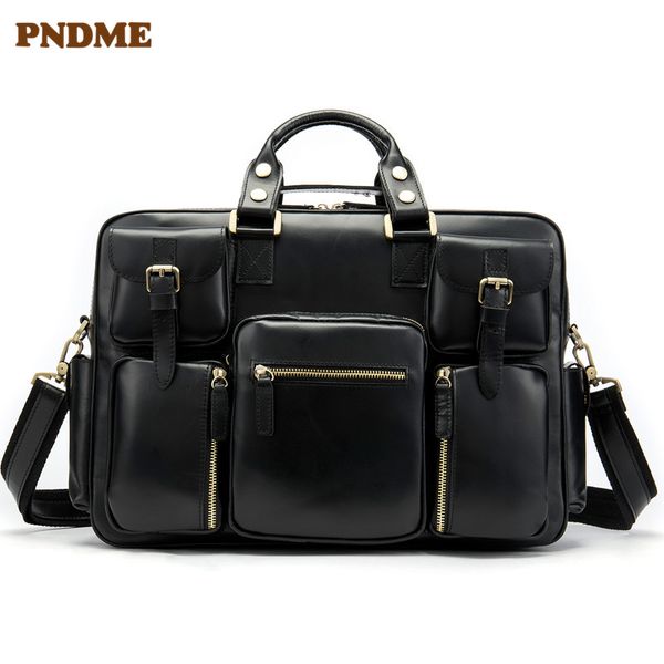 pndme business first layer cowhide men's briefcase large capacity genuine leather office bag computer bag travel for men's
pndme business first layer cowhide men's briefcase large capacity genuine leather office bag computer bag travel for men's