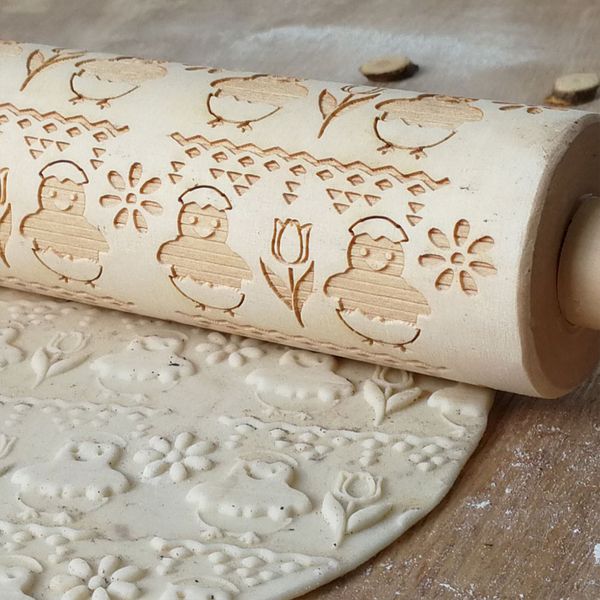 mold embossed pattern easter roller fondant cookie dough chicken dough baking carved flowers eco-friendly rolling pin pastry
mold embossed pattern easter roller fondant cookie dough chicken dough baking carved flowers eco-friendly rolling pin pastry