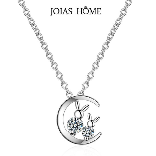 joiashome 925 sterling silver necklace pendant sen moon and couple korean personality clavicle chain student party gift
joiashome 925 sterling silver necklace pendant sen moon and couple korean personality clavicle chain student party gift