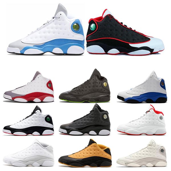 fashion 13 13s men he got game basketball shoes black cat melo class of 2003 grey toe bred sports sneakers shoes size 7-13, White;red 
fashion 13 13s men he got game basketball shoes black cat melo class of 2003 grey toe bred sports sneakers shoes size 7-13, White;red